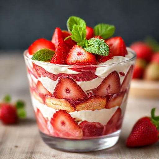 Mansikka-Tiramisu