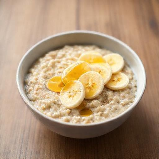 Nopea Kaurapuuro Banaanilla Mikrossa