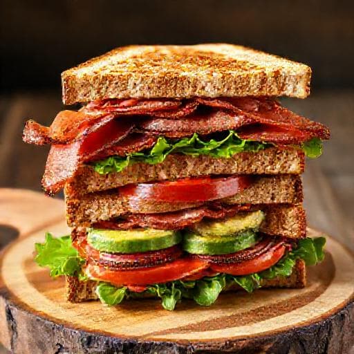 Club Sandwich BLT-twistillä