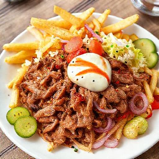 Klassinen Kebab Ranskalaisilla