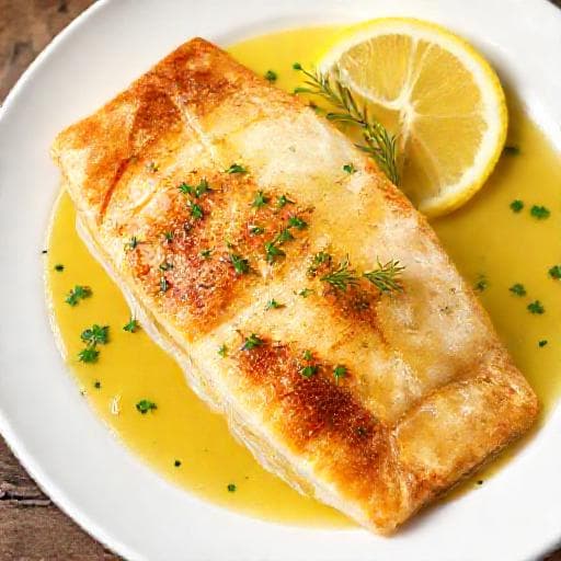Paistettu made voikastikkeessa