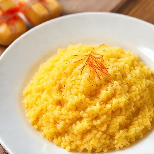 Risotto alla Milanese (Sahramirisotto)