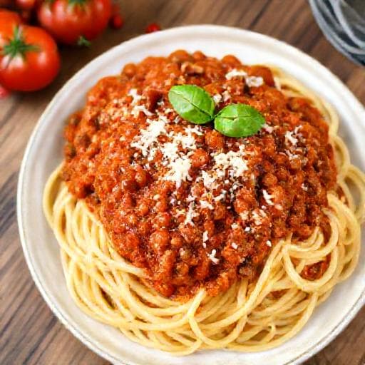 Nopea Belugalinssibolognese