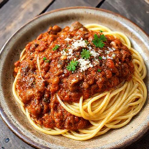 Klassinen Sienibolognese