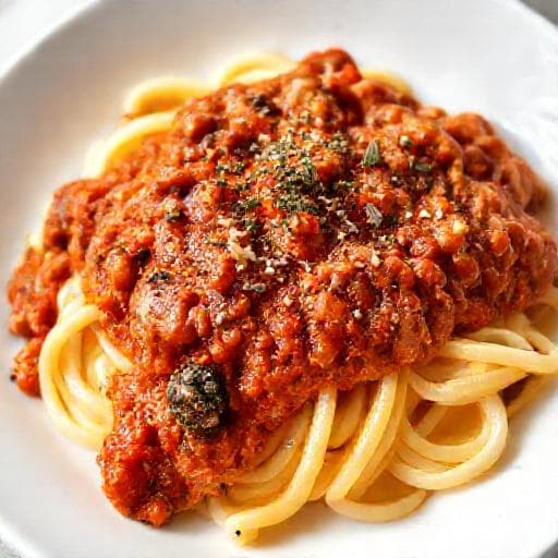 Nopea Sienibolognese