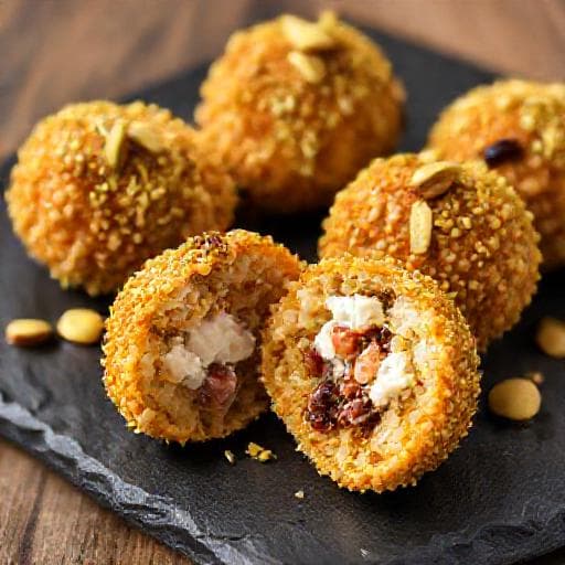 Arancini 'Pistachio & Prosciutto'