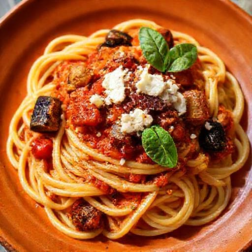 Pasta alla Norma 'Sisilialainen kesä'
