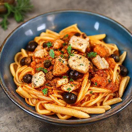 Puttanesca con Pesce Spada (Tonnikalalla)
