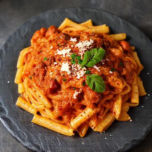 Pasta alla Vodka 'Arrabbiata' -tyyliin