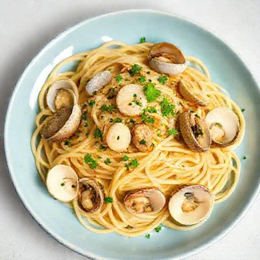 Spaghetti alle Vongole (Nopea ja Helppo)