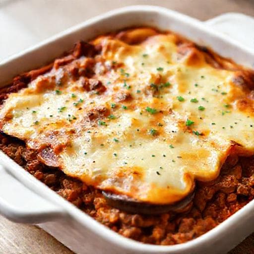 Nopea Moussaka-vuoka