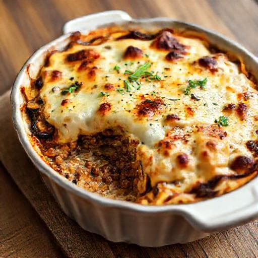 Moussaka Kasvisversio (Tsipouro-mausteinen)