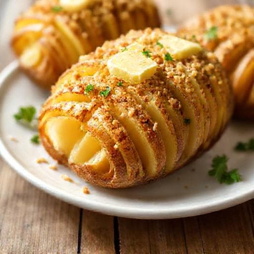 Klassiset Hasselbackan perunat