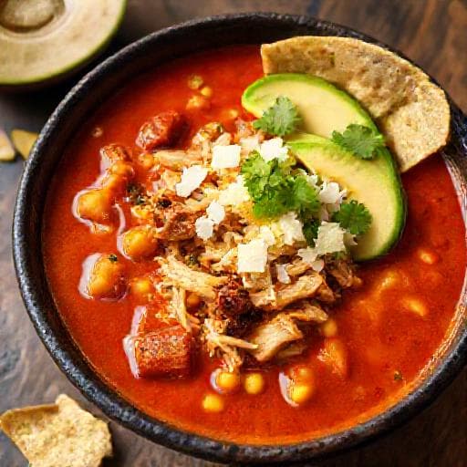 Tortillakeitto Chorizolla ja Avokadolla