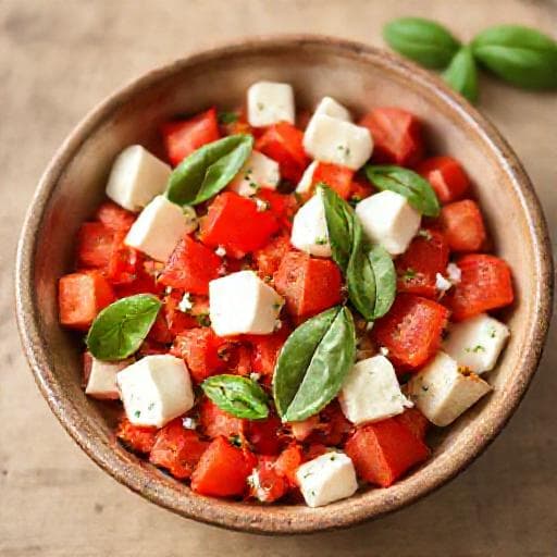 Nopea Caprese-salaatti