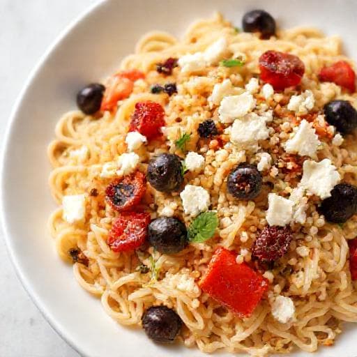 Nopea Välimerellinen Orzo-salaatti