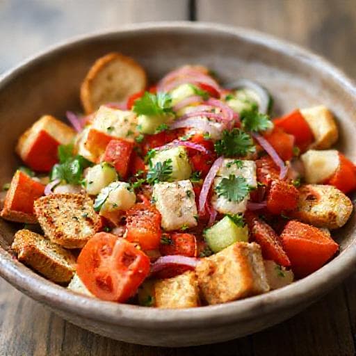 Nopea Panzanella