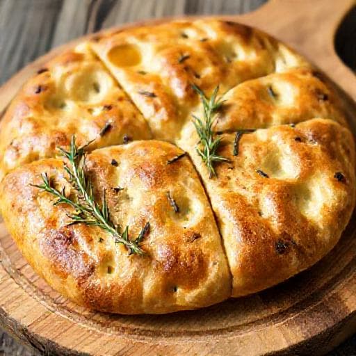 Perinteinen Focaccia rosmariinilla