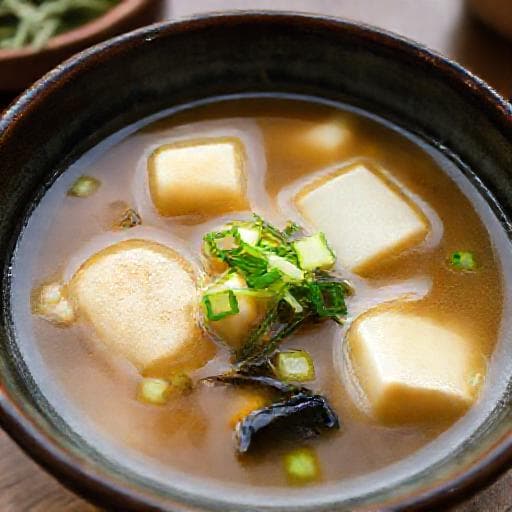 Perinteinen Miso-keitto Tofulla
