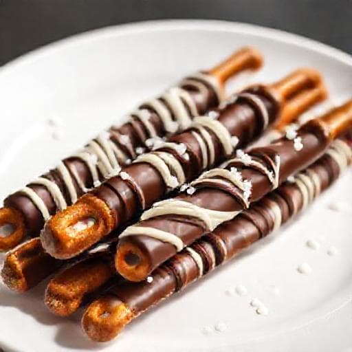 Makeat Suklaa-Pretzelit
