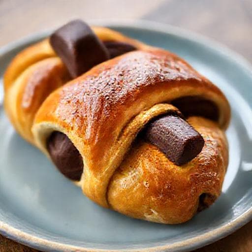 Pain au Chocolat Brioche-tyyliin