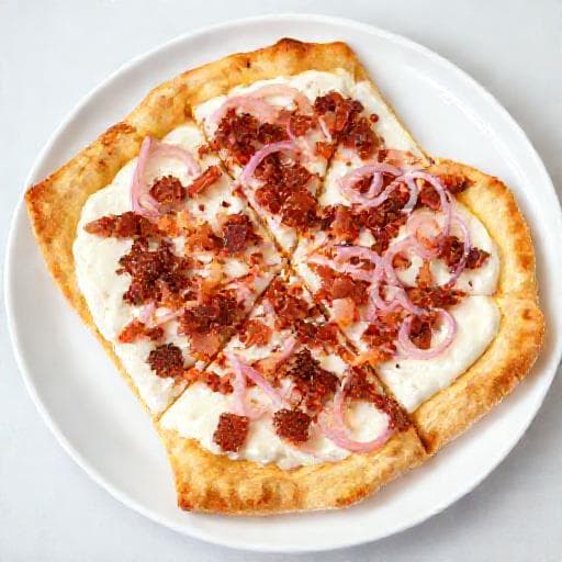 Nopea Tarte Flambée (Pikainen Flammkuchen)