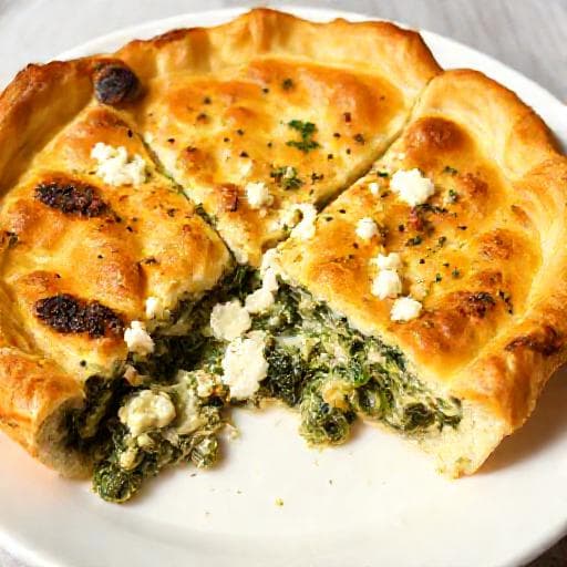 Nopea Spanakopita-vuoka