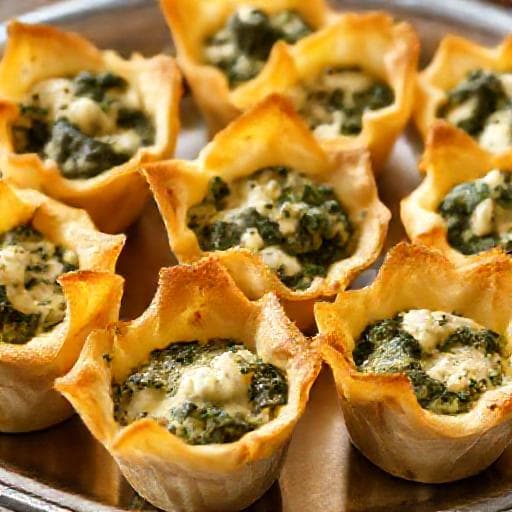Spanakopita-muffinit