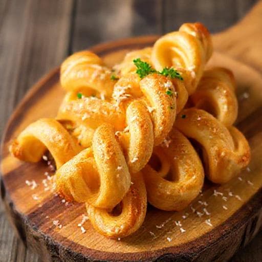 Perinteiset Voitaikinakierteet Parmesanilla