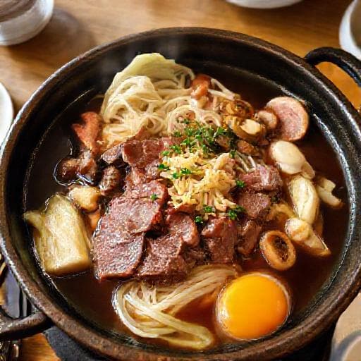 Perinteinen Sukiyaki