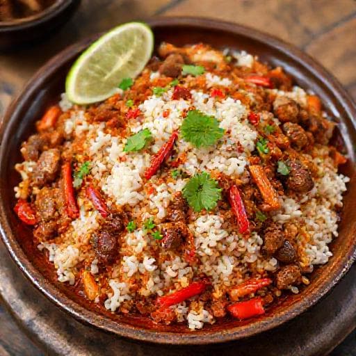 Nasi Goreng Pedas (Tulinen)