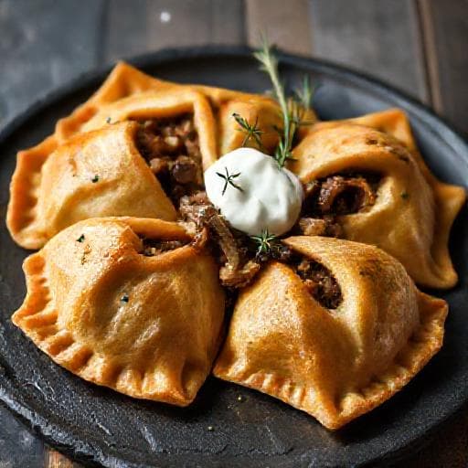 Lapin Kasvissamosat (Metsäsienitäyte)