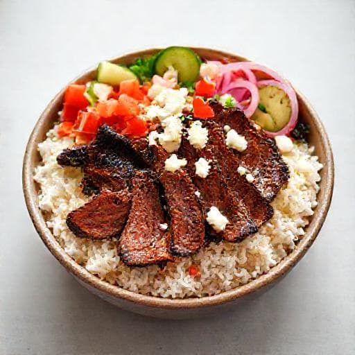 Shawarma Naudanliha Bowl