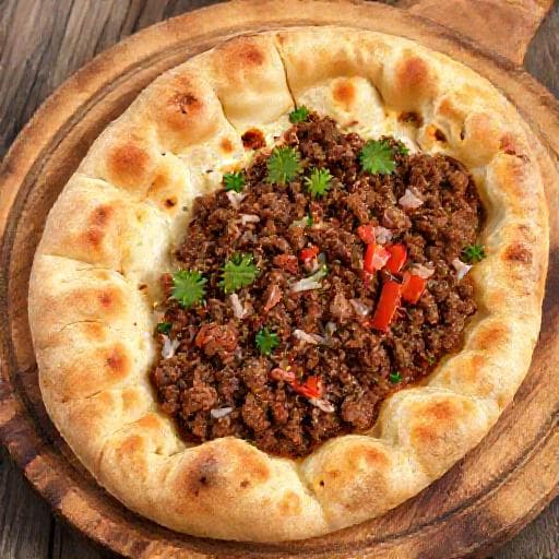 Perinteinen Pide Jauhelihalla