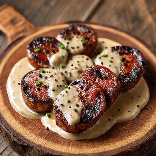Nopea Tournedos pippurikastikkeella