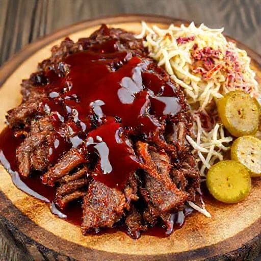 Ylikypsä Naudanrinta BBQ-kastikkeella
