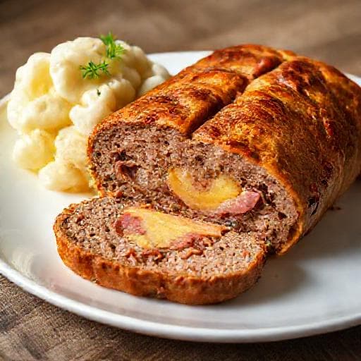 Nopea täytetty lihamureke