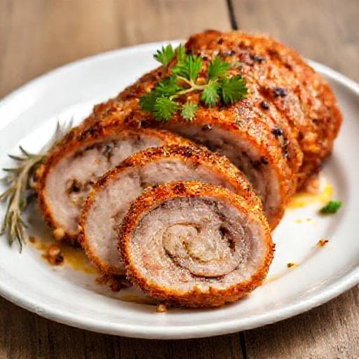 Nopea Porchetta-tyylinen Porsasrulla