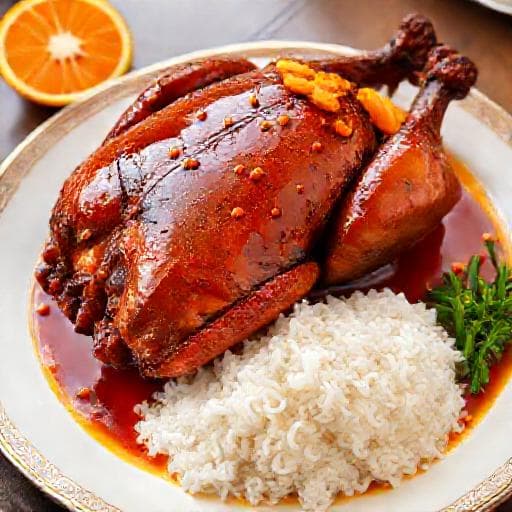 Ankka appelsiinikastikkeella (Canard à l'Orange)