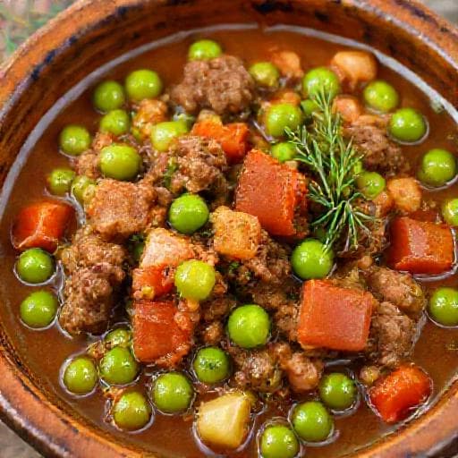 Klasik Bezelye Yemeği
