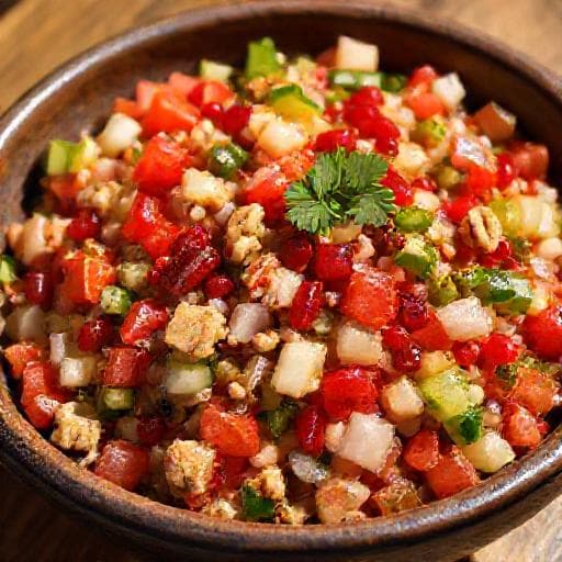 Gavurdağı Salatası Cevizli ve Nar Taneli