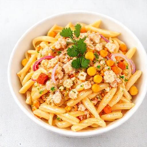 Hızlı ve Kolay Ton Balıklı Makarna Salatası