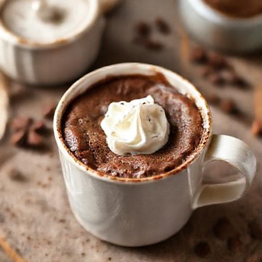 Hızlı Çikolatalı Sufle (Mikrodalga)