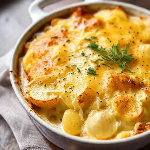 Snelle Aardappelgratin met Kaas