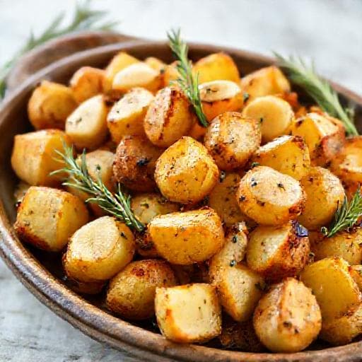 Klassieke Krieltjes uit de Oven met Rozemarijn en Knoflook