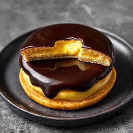 Tompouce met Chocoladeglazuur