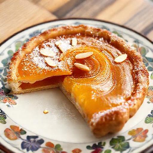Limburgse Vlaai met Abrikozen en Amandelspijs