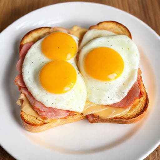 Klassieke Uitsmijter Ham-Kaas