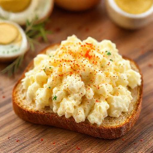 Snelle Eiersalade