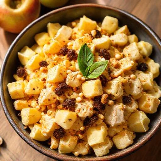 Huzarensalade met Appel en Curry